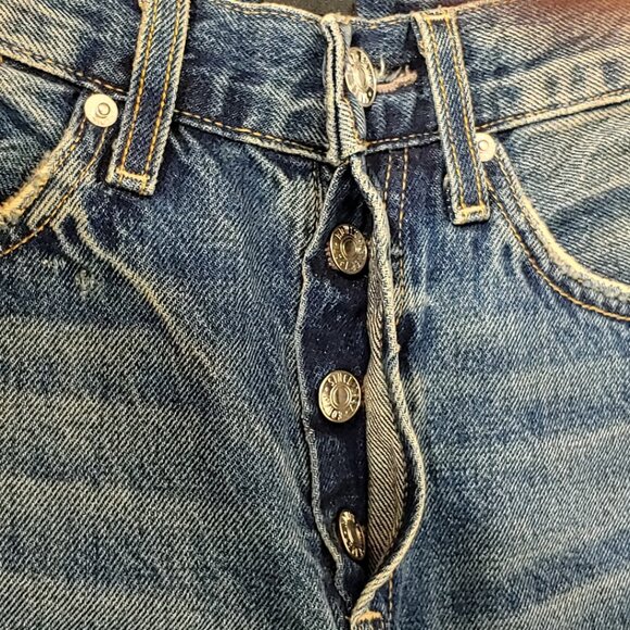 Edwin Cai Denim Cut Off Shorts Women Size 29 - Picture 5 of 6